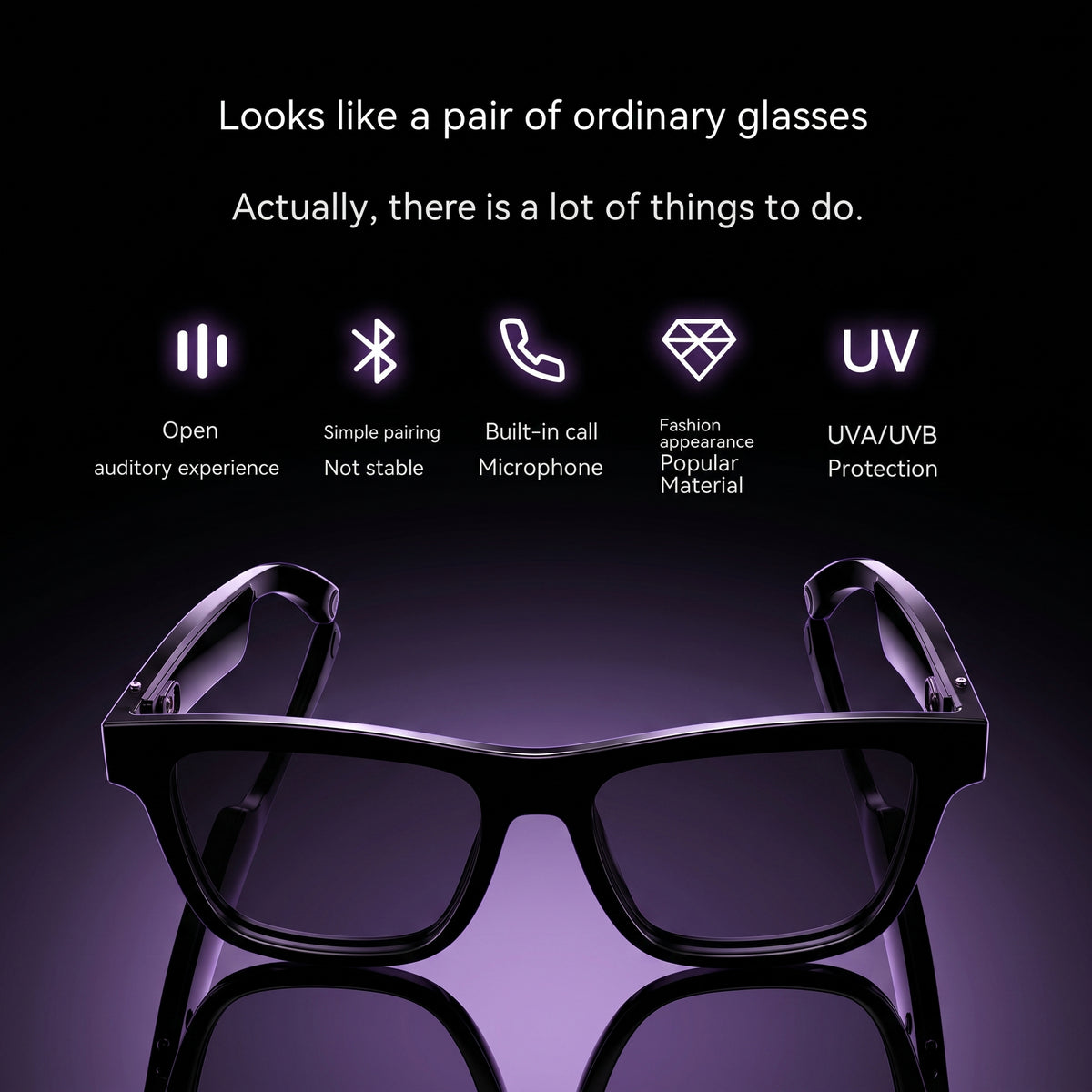 OTM Lumina Pro Audio Glasses.