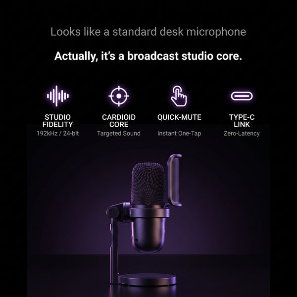 OTM Pro Studio Condenser | Quick-Mute Edition
