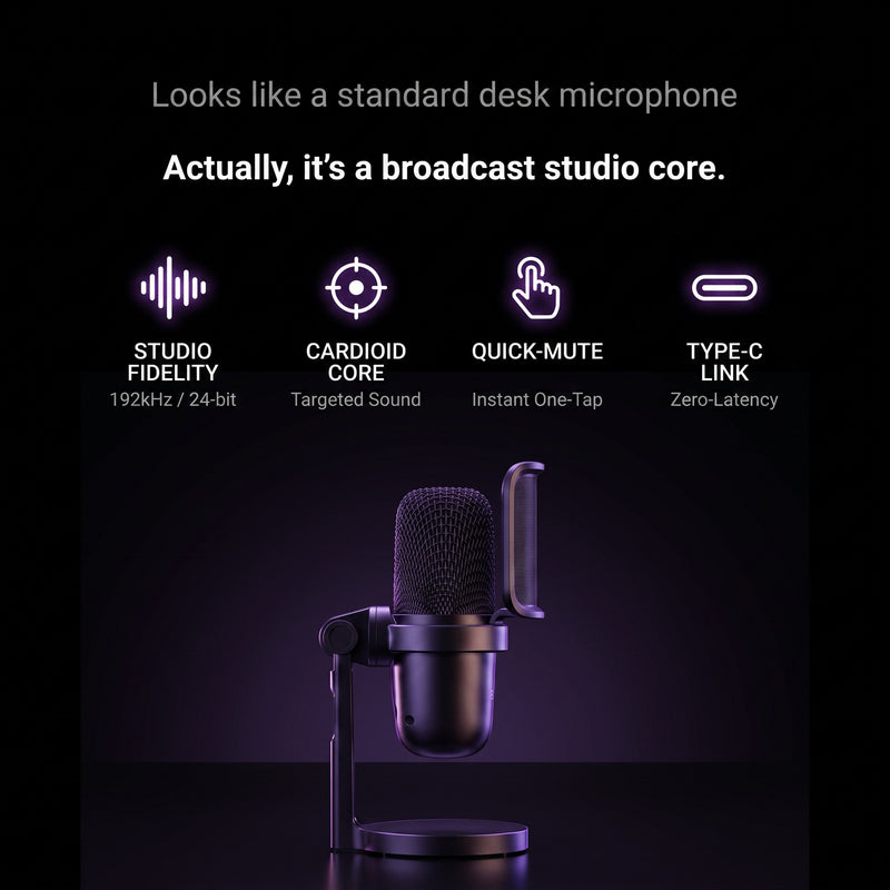 OTM Pro Studio Condenser | Quick-Mute Edition