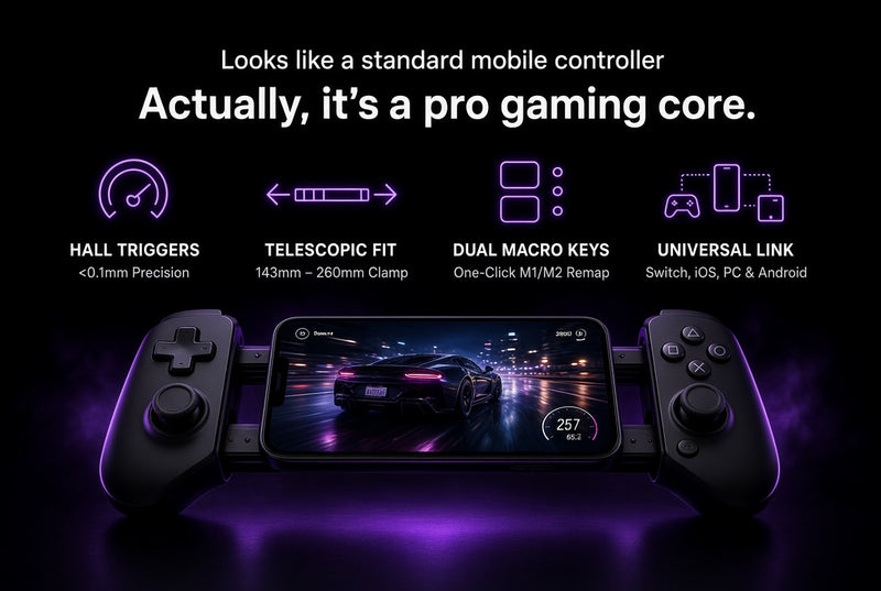 OTM Stretch Pro | Hall-Effect Mobile & Switch Controller