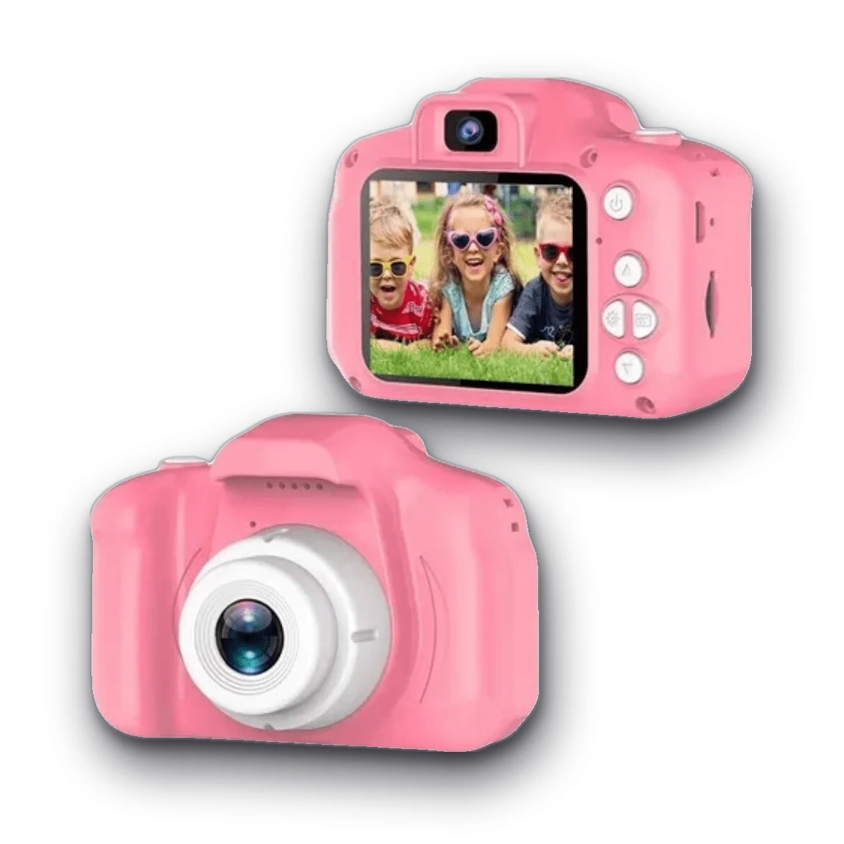 Cámara digital kids rosa con pantalla