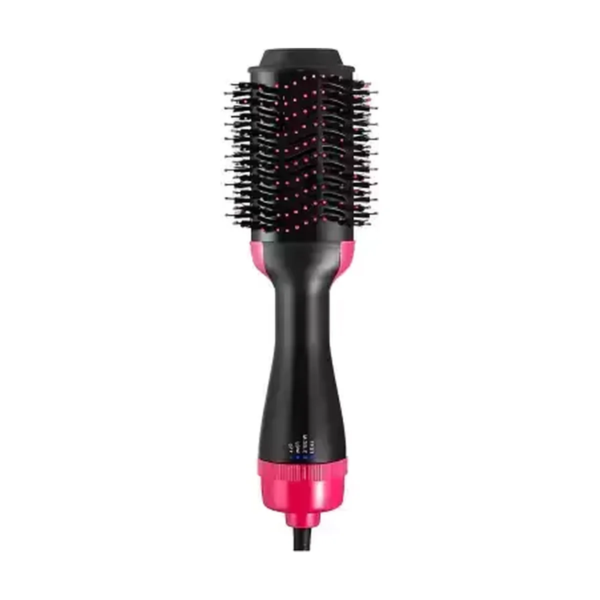 Cepillo secador voluminizador negro y rosa